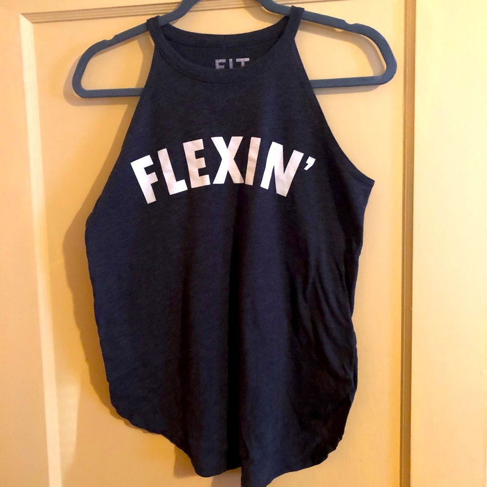 Lightly worn “flexin” workout top